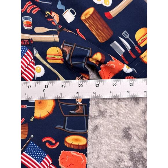 RSVLTS Shirt Medium Mens Ron Swanson Polo of Greatness Parks Recreation - Picture 4 of 8